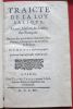 TRAICTE' (traité) DE LA LOY SALIQUE, Armes, blasons, & devises des François (français). Retirez des anciennes Chartres, Panchartes, Chroniques & ...