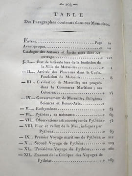Mémoires pour servir à l'Histoire des VOYAGES MARITIMES des Anciens Navigateurs de Marseille, Par M.D.A. AZUNI.. AZUNI, Dominique Albert.