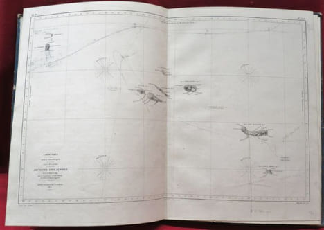 PORTULAN GENERAL, Contenant les Plans, PORTS, RADES, BAIES, etc., DU GLOBE, dressé par M. C.-A. Vincendon-Dumoulin, Ingénieur hydrographe de la ...