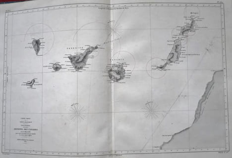 PORTULAN GENERAL, Contenant les Plans, PORTS, RADES, BAIES, etc., DU GLOBE, dressé par M. C.-A. Vincendon-Dumoulin, Ingénieur hydrographe de la ...