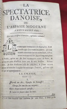 LA SPECTATRICE DANOISE ou L'Aspasie moderne, Ouvrage Hebdomadaire (tome I /III, vendu seul).. LA BEAUMELLE, Laurent Angliviel de.