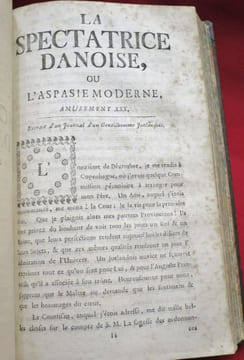 LA SPECTATRICE DANOISE ou L'Aspasie moderne, Ouvrage Hebdomadaire (tome I /III, vendu seul).. LA BEAUMELLE, Laurent Angliviel de.