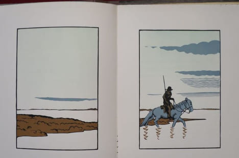 Lou Bestio di Vacarès. La Bête du Vaccarès. Illustrations de Hermann Paul. . D'ARBAUD, Joseph - HERMANN PAUL.