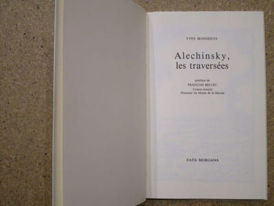 Alechinsky, les traversées.
