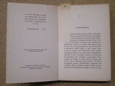 Une image de Rilke.