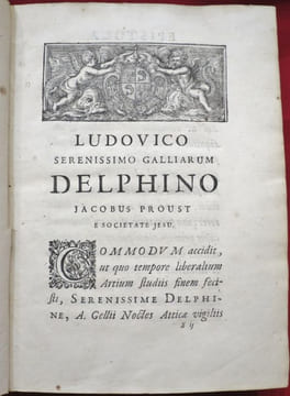 Auli Gellii Noctes Atticae (Les Nuits attiques). Interpretatione et notis illustravit Jacobus Proust & Soc. Jesu. Jussu Christianissimi Regis Ad Usum ...