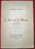 L'Art et la Mort. Avec un frontispice de Jean de Bosschère.. ARTAUD, Antonin. 