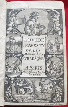 L'Ovide travesty (travesti) ou les métamorphoses burlesques.L'Ovide Bouffon ou les Metamorphoses travesties en vers burlesques.. OVIDE - RICHER, ...