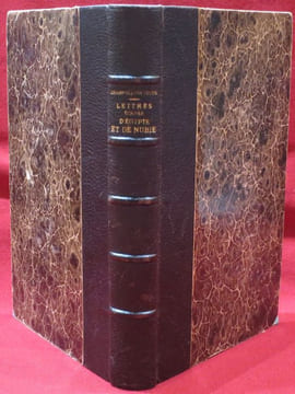 Lettres écrites d'Egypte et de Nubie en 1828 et 1829. Par Champollion Le Jeune.. CHAMPOLLION, le Jeune.