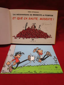 Les mésaventures de Modeste et Pompon, et que ça saute, Modeste!