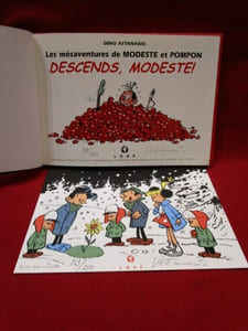 Les mésaventures de Modeste et Pompon, descends, Modeste!