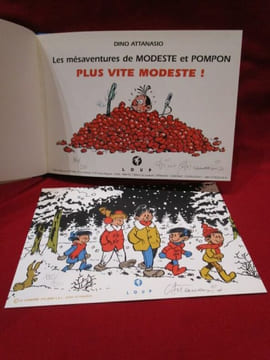 Les mésaventures de Modeste et Pompon, plus vite Modeste!. ATTANASIO, Dino.