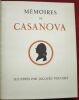 Mémoires de Casanova. Illustrés d'aquarelles originales par Jacques Touchet (12 volumes).. CASANOVA, Giacomo Girolamo. (CASANOVA DE SEINGALT Jacques) ...