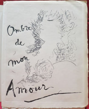 Ombre de mon amour. Poèmes illustrés de douze pointes sèches originales de Vertès.. APOLLINAIRE - VERTES.