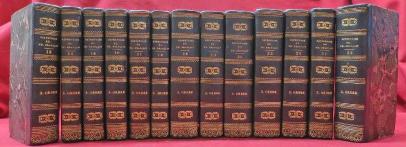 Répertoire du Théâtre Français (25 volumes).