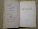 Liturgies intimes.. VERLAINE Paul