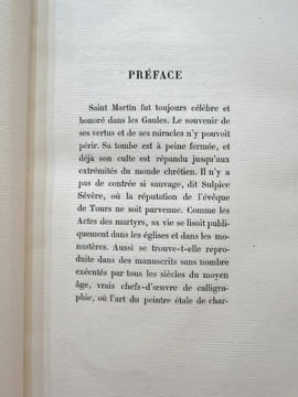 Vie de Monseigneur Saint Martin de Tours par Péan Gatineau Poète du XIIIe siècle publiée d'après un manuscrit de la Bibliothèque Impériale, par M. ...