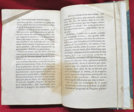 RAPPORTS du PHYSIQUE et DU MORAL DE L'HOMME, Par P.J.G. CABANIS, Membre du Sénat Conservateur, de l'Institut National, de l'Ecole et Société de ...