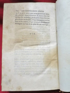 RAPPORTS du PHYSIQUE et DU MORAL DE L'HOMME, Par P.J.G. CABANIS, Membre du Sénat Conservateur, de l'Institut National, de l'Ecole et Société de ...