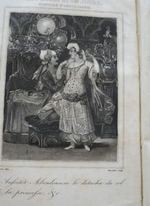 Les Mille et un Jours, contes Orientaux. Traduits du Turc, du Persan et de l'Arabe par Petis-de-la-Croix, Galland, Cardonne, Chamis et Cazotte, etc. Avec une notice de M. Collin de Plancy. Ornés de dix belles gravures, Dessinées et gravées par nos premiers Artistes (5 volumes).