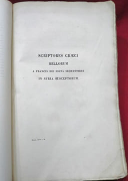 Recueil des Historiens des Croisades publié par les soins de l'Académie des Inscriptions et Belles-Lettres. Historiens grecs, T II. (vendu seul). ...