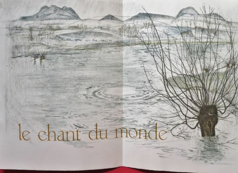 Le Chant du Monde. Raymond Carrance illustre de dix-sept burins originaux gravés sur cuivre tirés en couleurs, à la Poupée "Le Chant du Monde" de Jean ...