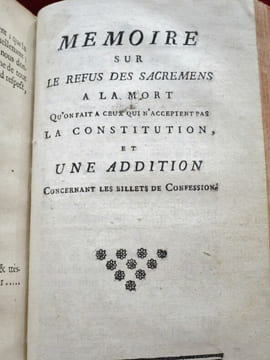 I. Remontrances du Parlement au Roi, du 9 Avril 1753. II. Recueil de pièces dans lesquelles sont établies La Distinction, l'Etendue & les Bornes des ...