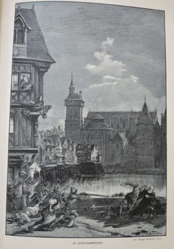 Paris de Siècle en Siècle. Textes, Dessins et Lithographies par A. ROBIDA.. ROBIDA, Albert
