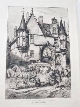 Paris de Siècle en Siècle. Textes, Dessins et Lithographies par A. ROBIDA.. ROBIDA, Albert