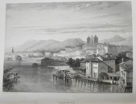 VOYAGE pittoresque EN SUISSE, en Savoie et sur les Alpes, par Emile Bégin. Illustrations de MM. Rouargue Frères.. Bégin, Emile.