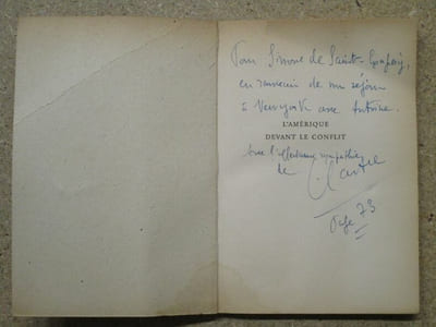 L'Amérique devant le conflit : impressions et souvenirs 1941.