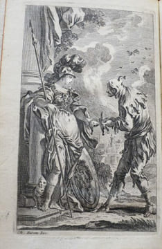 L'Eloge de la Folie. Traduit du latin d'Erasme par M. Gueudeville. Nouvelle édition revûe & corrigée sur le Texte de l'Edition de Bâle, et ornée de ...