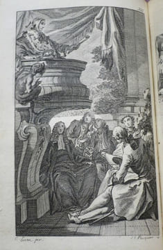 L'Eloge de la Folie. Traduit du latin d'Erasme par M. Gueudeville. Nouvelle édition revûe & corrigée sur le Texte de l'Edition de Bâle, et ornée de ...
