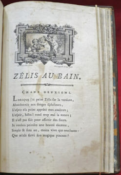 LES SENS, Poëme en Six Chants Par Mr DE ROZOI. Seconde Edition Revuë et Corrigée par l'Auteur, suivi de épitre au verrou de ma porte. /-/ Zelis au ...