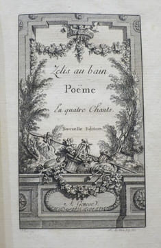 LES SENS, Poëme en Six Chants Par Mr DE ROZOI. Seconde Edition Revuë et Corrigée par l'Auteur, suivi de épitre au verrou de ma porte. /-/ Zelis au ...