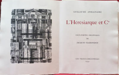 L'Hérésiarque et Cie. Eaux-Fortes originales de Jacques Ramondot.