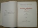Recherches archéologiques à Begram : chantier N°2 (1937). Texte et planches (2 volumes).. HACKIN J. / HACKIN J.R. (avec la collaboration de)
