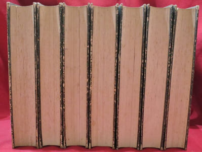 Encyclopédie internationale de Chirurgie publiée sous la direction du Docteur John Ashhurst et illustrée de figures intercallées dans le texte. Tome I : Pathologie chirurgicale générale, Maladies chirurgicales infectieuses et virulentes - Tome II : Chirurgie générale, Maladies chirurgicales communes aux divers tissus - Tome III : Peau, vaisseaux et ganglions lymphatiques, vaisseaux sanguins (plaies, affections chirurgicales, anévrysme), nerfs - Tome IV : Os et articulations (fractures, inflammations des os, luxations, maladies des articulations), résections et tumeurs - Tome V : Tête, yeux, oreilles, bouche, face, nez, dents cou et rachis - Tome VI : Voies aériennes, thorax, sein, abdomen, rectum et anus ( parois, ombilic, péritoine, estomac, intestin, foie, rate, pancréas, reins, hernie, obstruction intestinale, hémorrhoïdes), orthopédie - Tome VII : Organes génito-urinaires de l'homme et de la femme (7 volumes). 