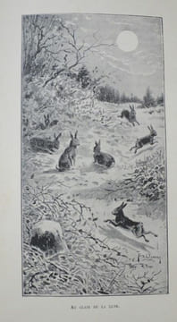 La Chasse en France. Ouvrage illustré de 122 gravures d'après les dessins de Jules Didier, Gélibert, Gridel, Ch. Jacques, Malher, Oudart, etc, etc.. ...