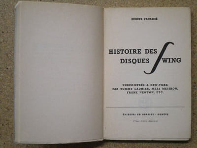 Histoire des disques Swing enregistrés à New-York par Tommy Ladnier, Mezz Mesirow (Mezzrow), Frank Newton, etc.
