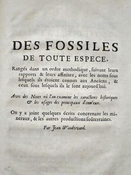Géographie Physique, ou Essay sur l'Histoire Naturelle DE LA TERRE, Traduit de l'Anglois, de Monsieur Wodward, par M. NOGUEZ, Docteur en Médecine : ...