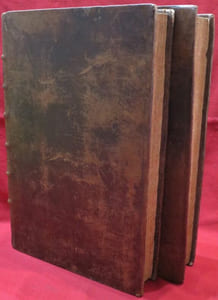 La Bibliotheque canonique contenant par ordre alphabetique toutes les matieres ecclesiastiques et beneficiales, qui ont été traitées par Maistre L. Bouchel, avocat au Parlement de Paris, dans sa Somme Beneficiale. A laquelle ont ete ajoutees, dans le meme ordre plusieurs Traités, Arrests, Reglemens, Declarations, Ordonnances et Notes sur les mesmes matieres, selon l'usage present.  Par Maistre CLAUDE BLONDEL, Advacat au mesme Parlement (2 volumes)