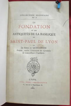 Collection Lyonnaise N° 2 au N° 11 (4 volumes ). Volume I : N° 2 : Destruction de l'Eglise de St-Just, du Cloitre et de partie du Faubourg par les ...