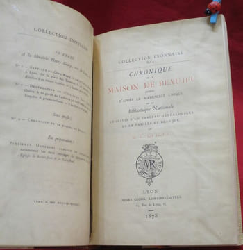 Collection Lyonnaise N° 2 au N° 11 (4 volumes ). Volume I : N° 2 : Destruction de l'Eglise de St-Just, du Cloitre et de partie du Faubourg par les ...