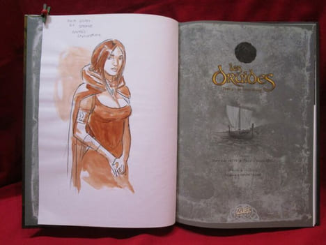Les Druides, tome 3, la lance de Lug (dédicacé).. ISTIN / JIGOUREL / LAMONTAGNE
