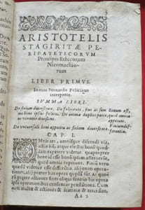 Aristotelis Stagiritae Libri Omnes, quibus tota Moralis Philosophia, quae ad formandos mores tum Singulorum, tum Familias, tum Civitatis, spectat, continetur, tomus quintus, // Aristotelis Stagiritae Problematum, Duodequadraginta Sectiones, Quibus Alexandri Aphrodisaei Problematum libri duo adiecti fuêre. Cum rerum omnium Indice locupletissimo. Tomi Sexti Pars altera. 