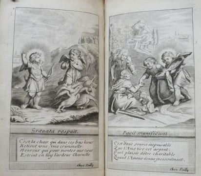 Plainte et Complaisance de l'Amour divin. //-  Emblèmes de l'Amour divin.. [Otto van Veen, dit Otto Venius ou Otto Vaenius]