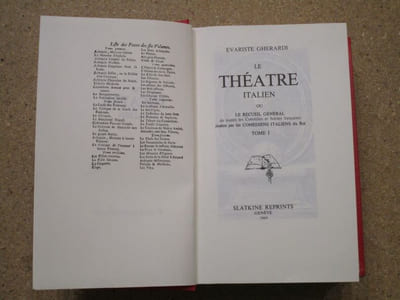 Le théâtre italien ou le recueil général de toutes les Comédies et Scènes françaises jouées par les comédiens italiens du roi (3 volumes).