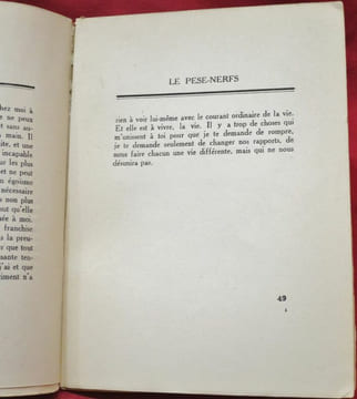 Le Pèse-Nerfs suivi des Fragments d'un Journal d'Enfer par Antonin Artaud. Edition ornée d'un Frontispice par André Masson.. ARTAUD, Antonin.