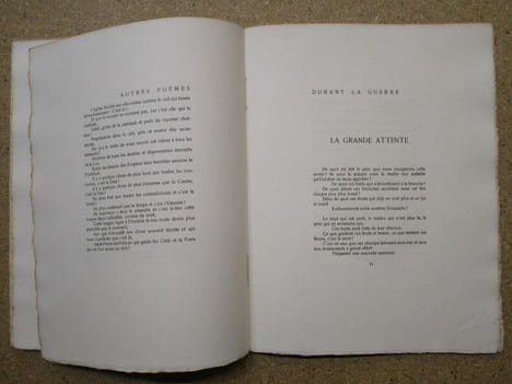 Autres poëmes durant la guerre.. CLAUDEL Paul